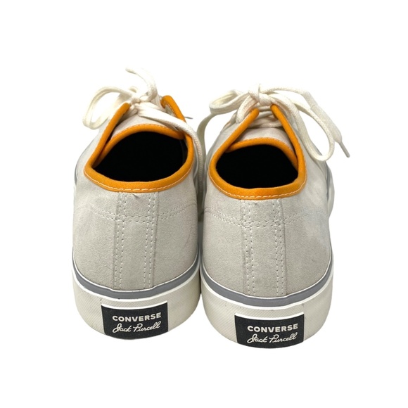 Converse Jack Purcell Low Suede Cream Orange Men Sneakers Custom 168160C-CROGWT - Picture 5 of 10